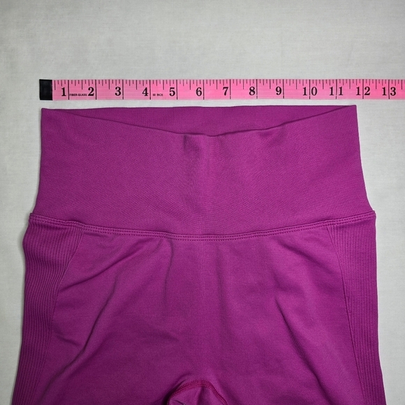 YEOREO Hot Pink Highrise Scrunch Butt Womens Leggings Size S (Fit Like Medium) - Picture 7 of 10